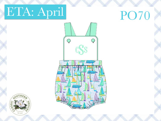 PO70 Port and Starboard Boy Sunsuit