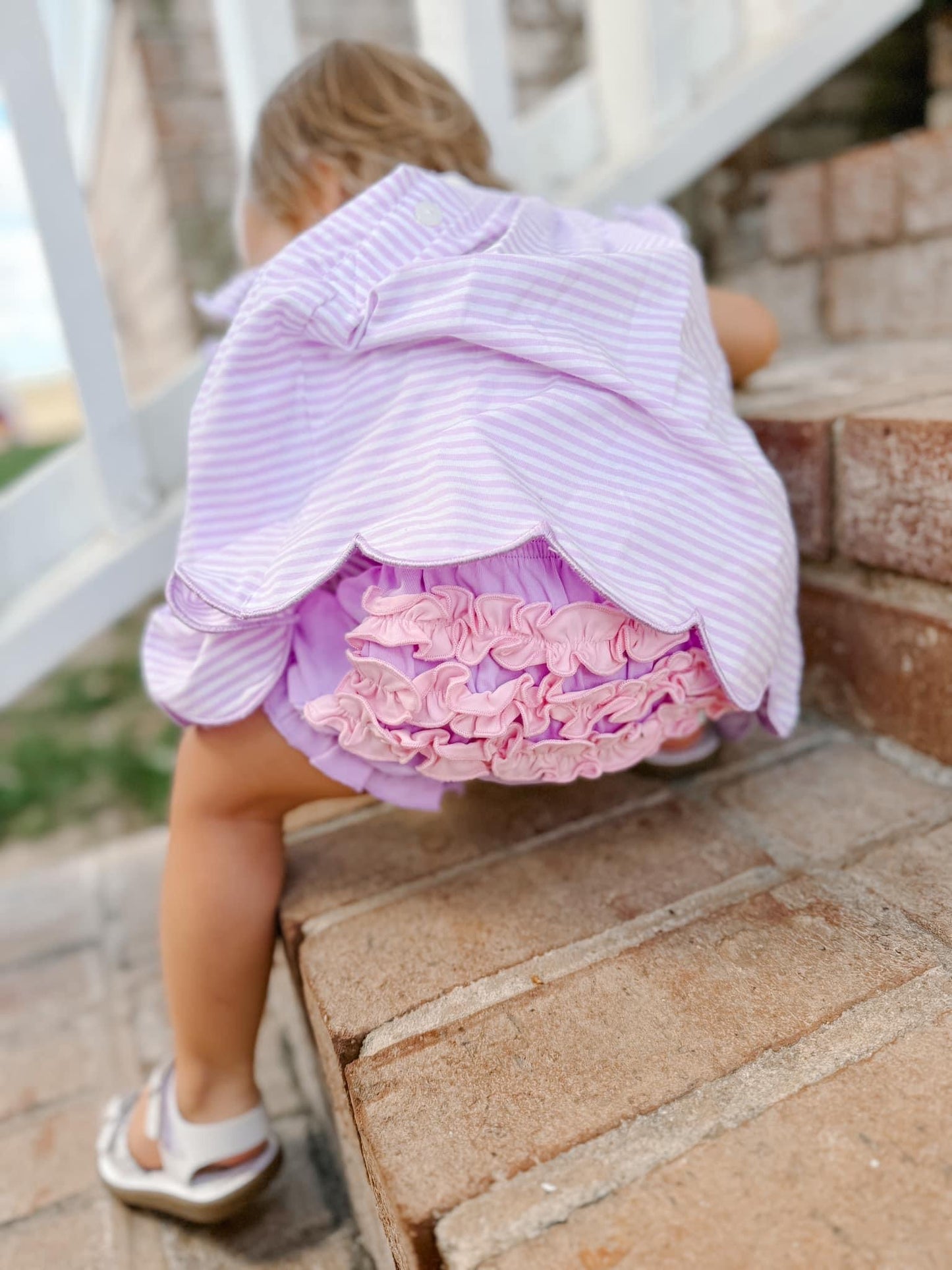 Hair Princess Smocked Bloomer Set