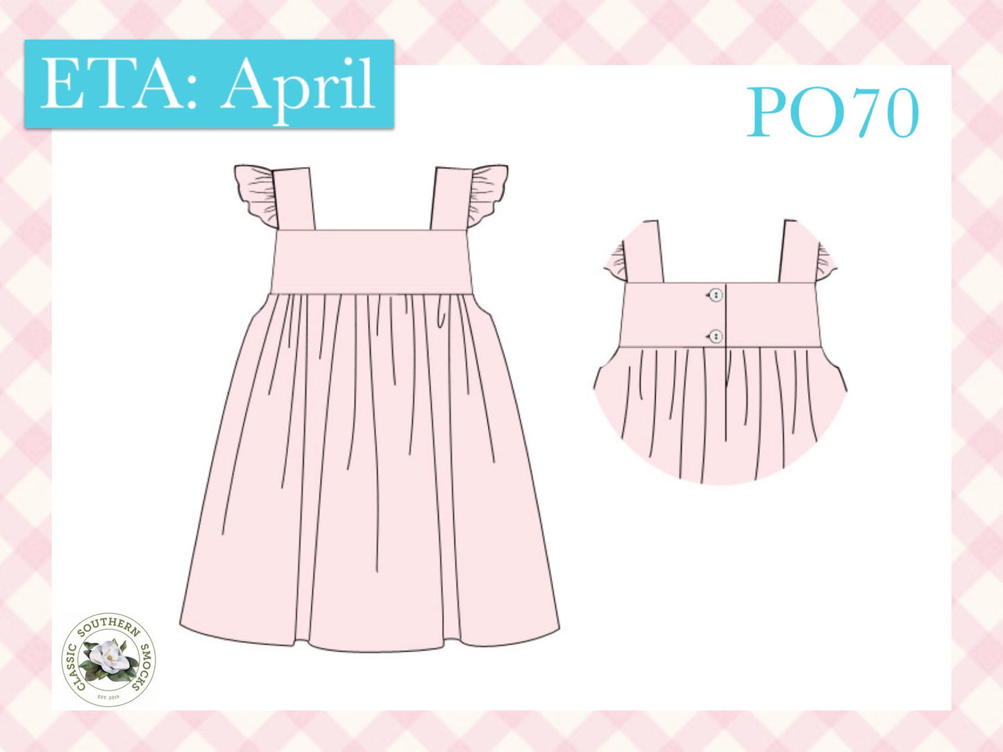 PO70 Muslin Family Collection: Girl Dress