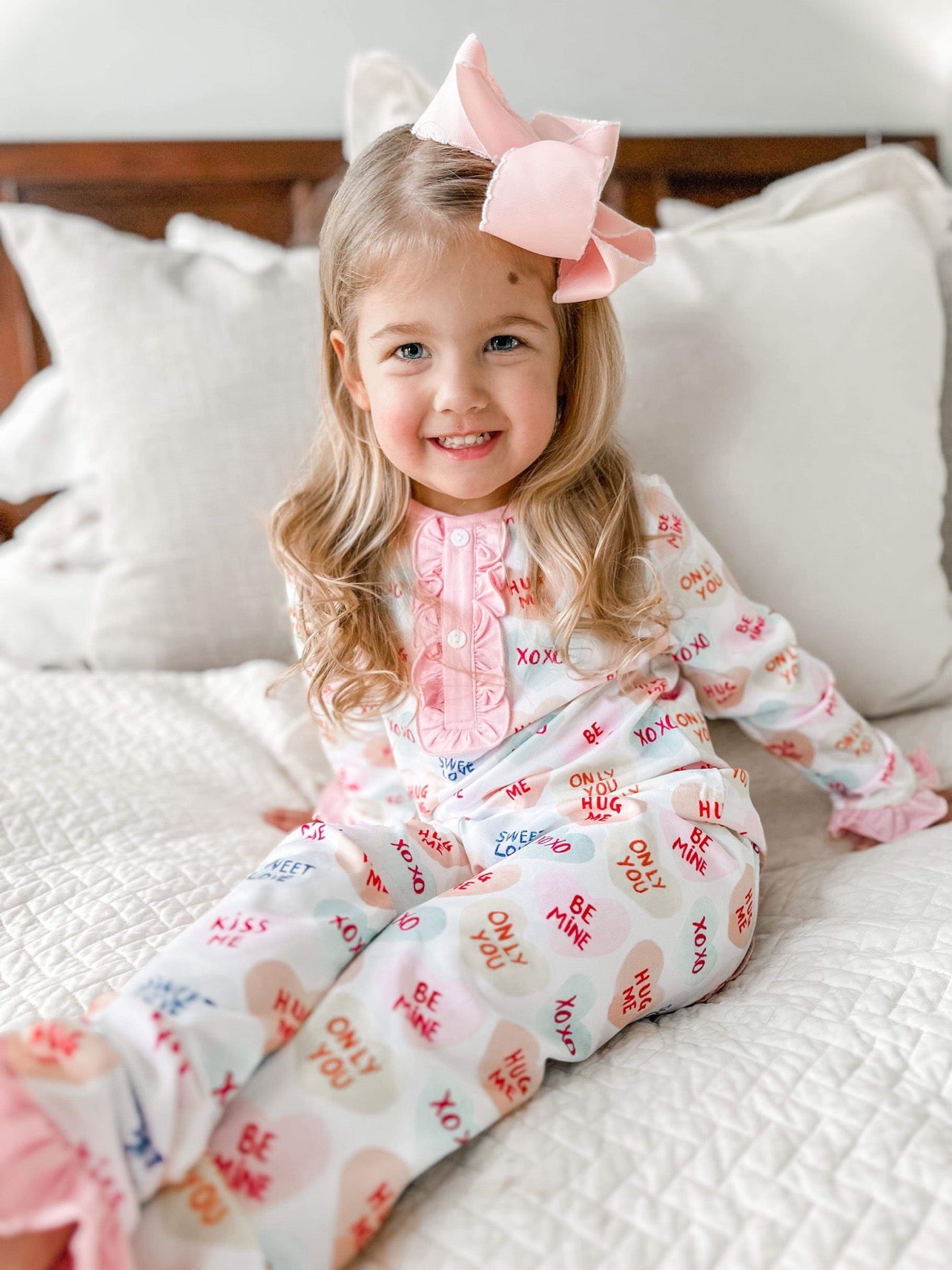 Girl Candy Heart Two Piece Classic Cozy