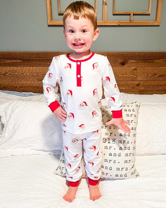 Jolly Old Saint Nicholas Boy Two Piece Classic Cozy