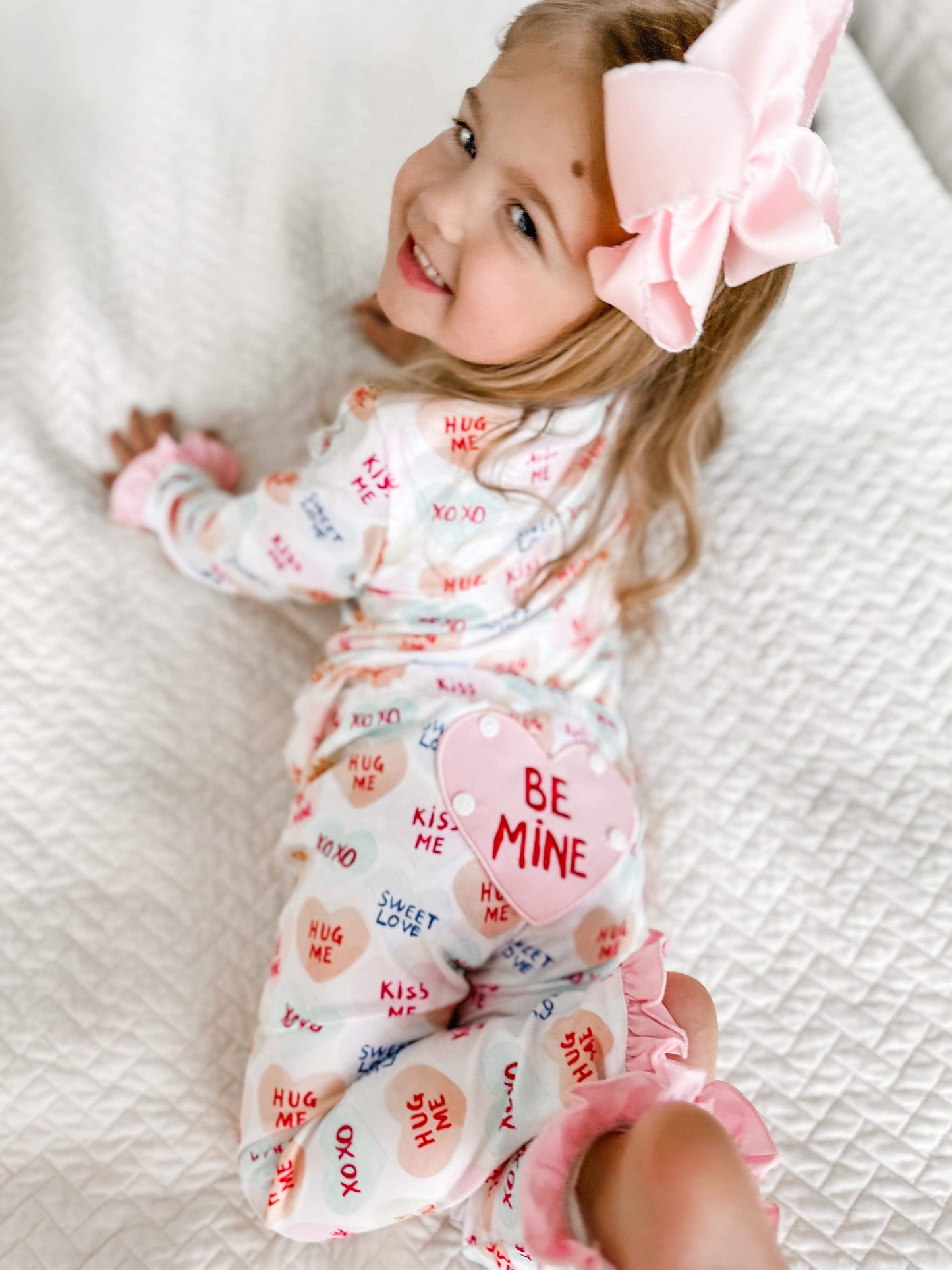 Girl Candy Heart Two Piece Classic Cozy