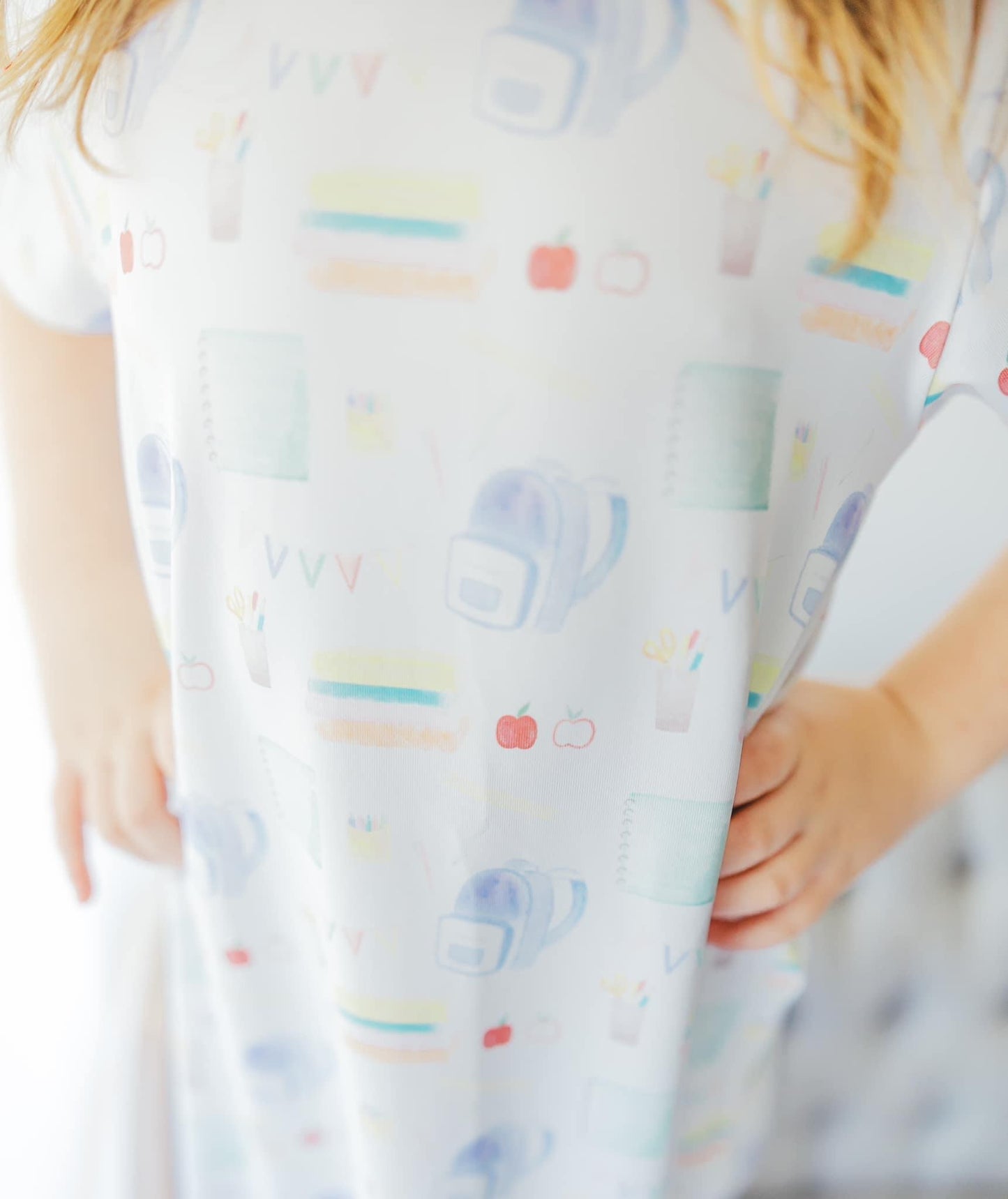 Back to School Watercolor Play Dress