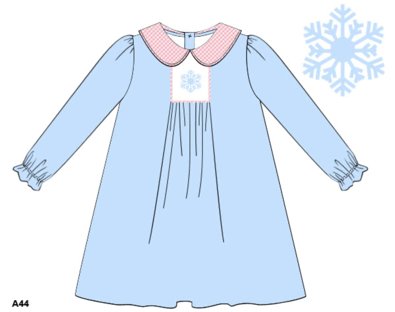 Snow Dress – Classic Southern Smocks