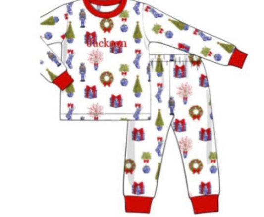 Christmas Chinoiserie Boy Two Piece Classic Cozy