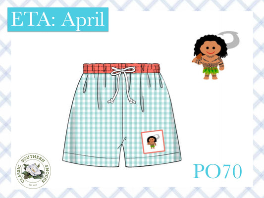 PO70 Island Friends Boy Swim Trunks