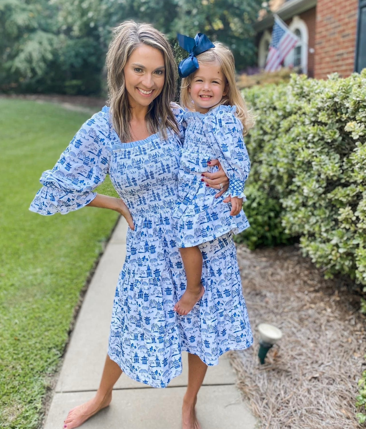 Chinoiserie Mom Dress