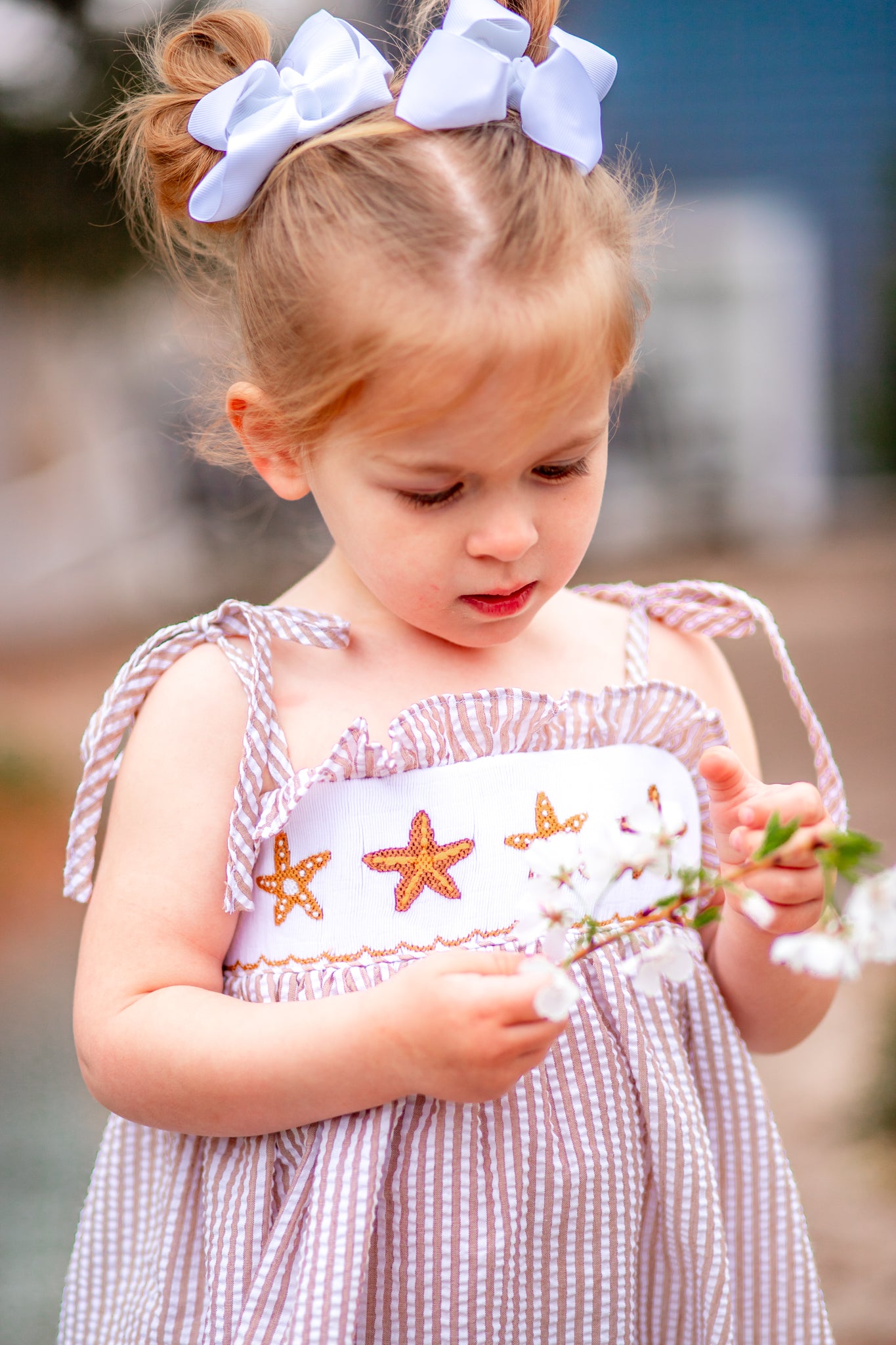 Smocked Starfish Dress