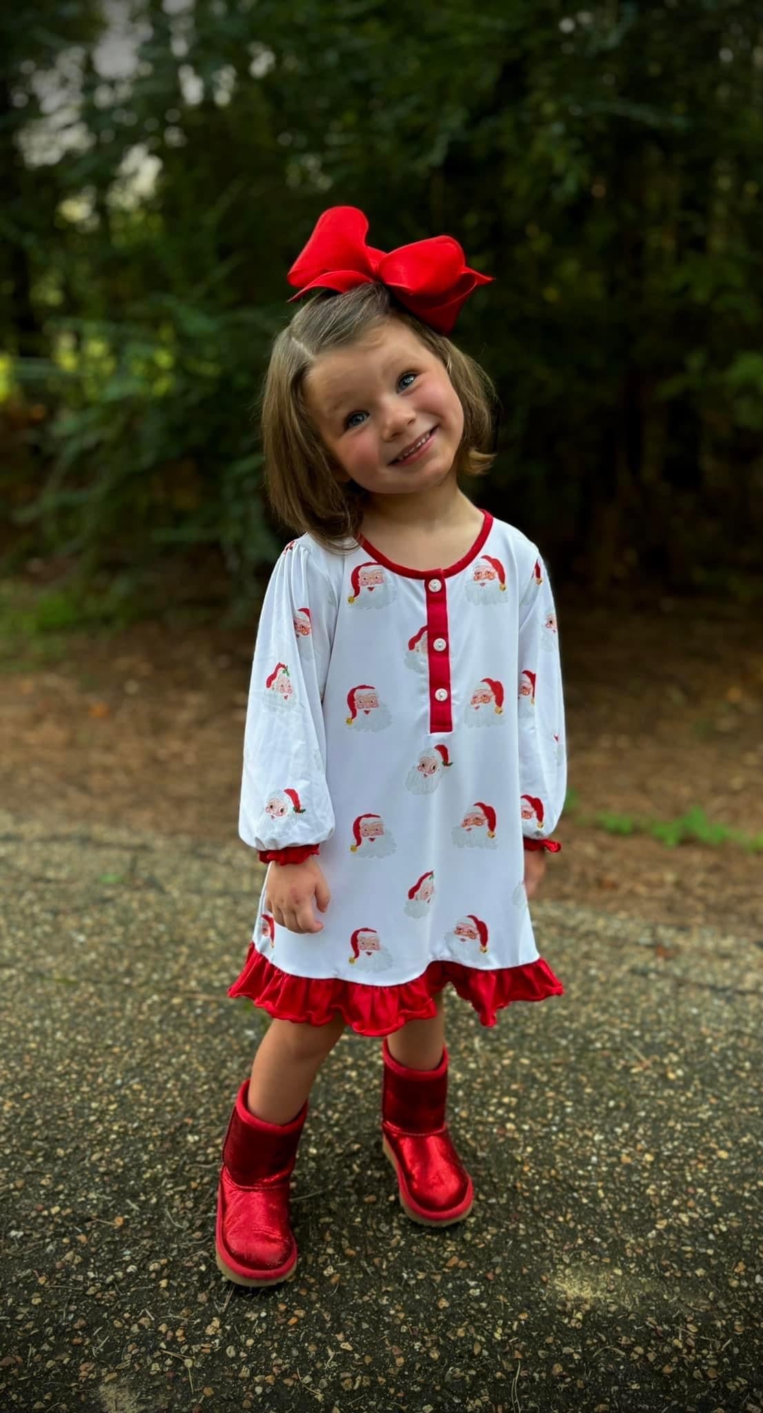 Jolly Old Saint Nicholas Girl Gown