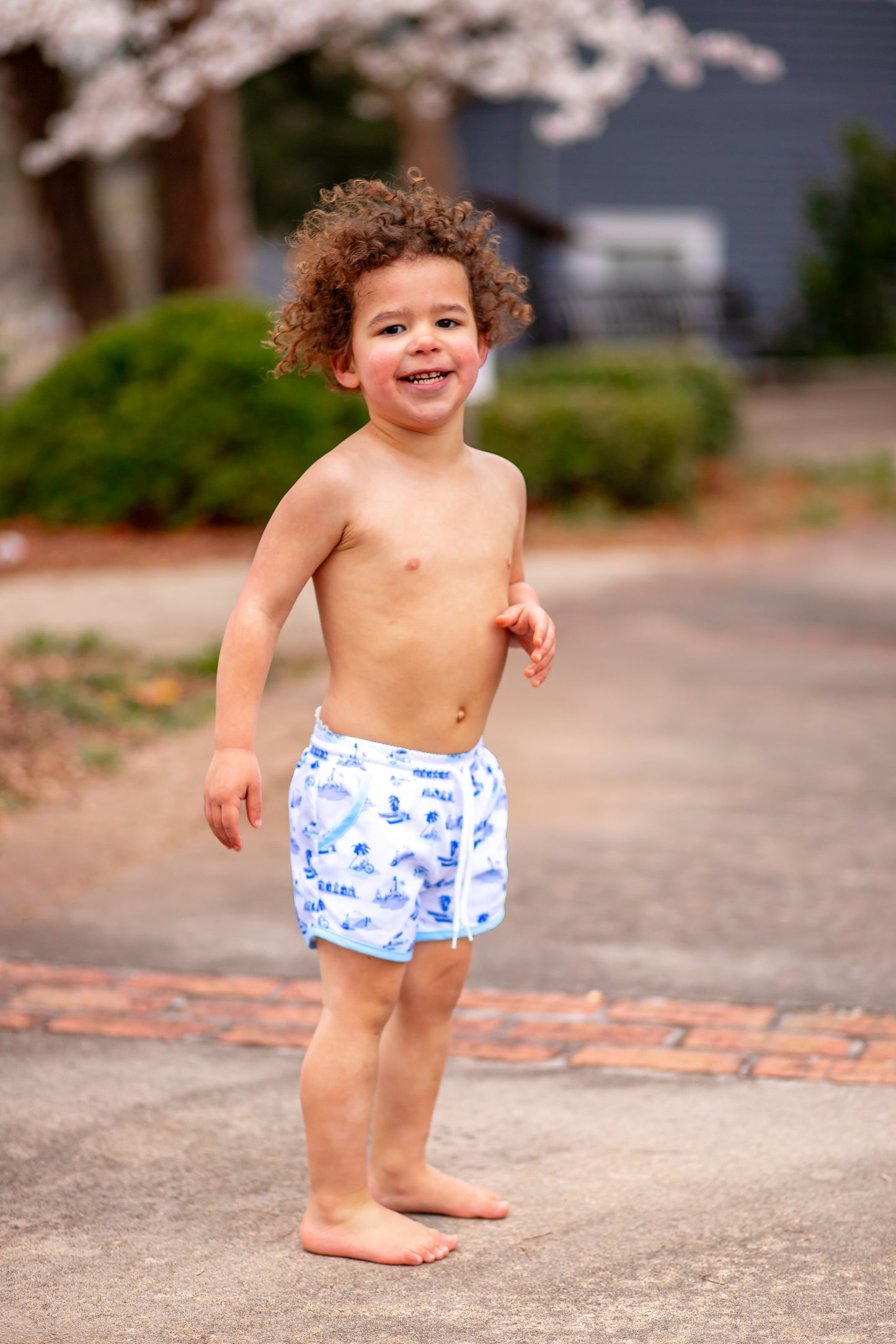 Hilton Head Harbor Boy Trunks