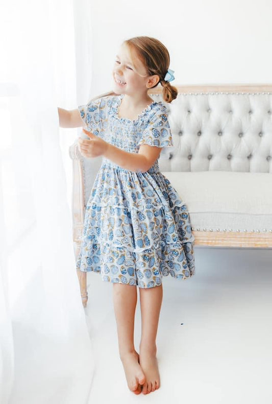 Coastal Oyster Girl Nap Dress