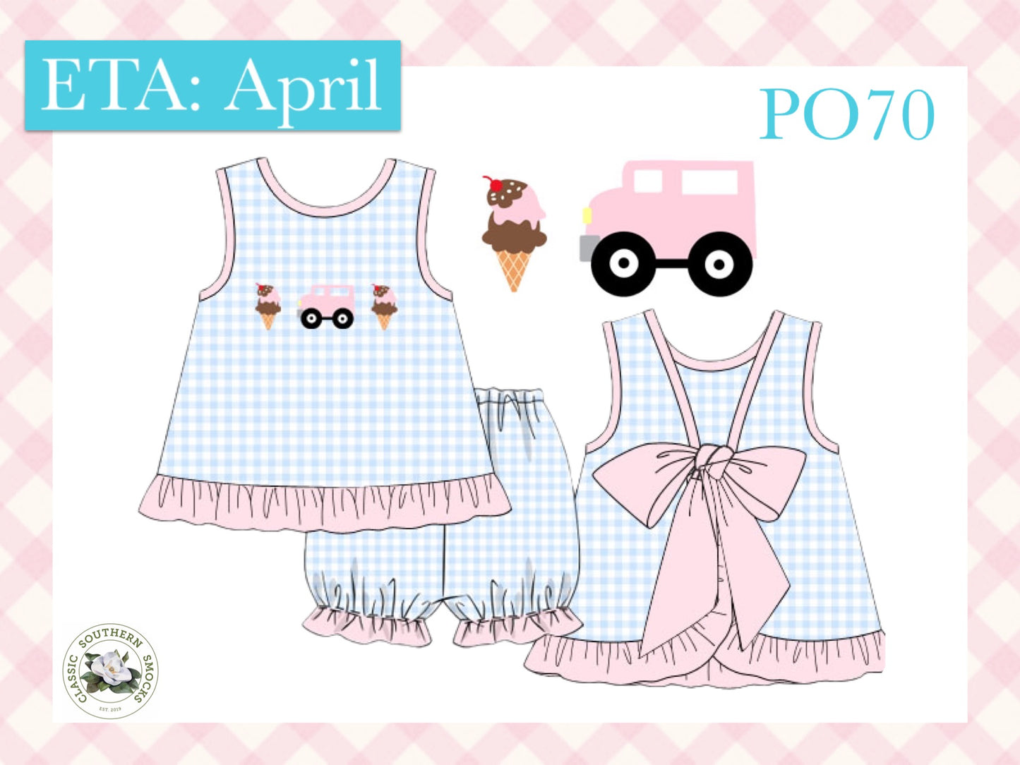 PO70 Ice Cream Bloomer Set