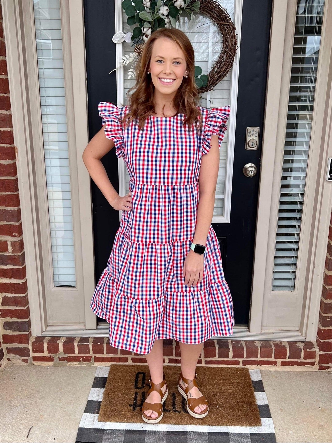 Red, White, and Blue Mom Dress