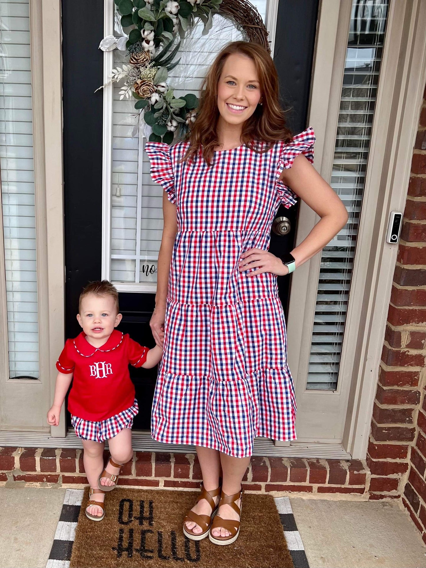 Red, White, and Blue Mom Dress