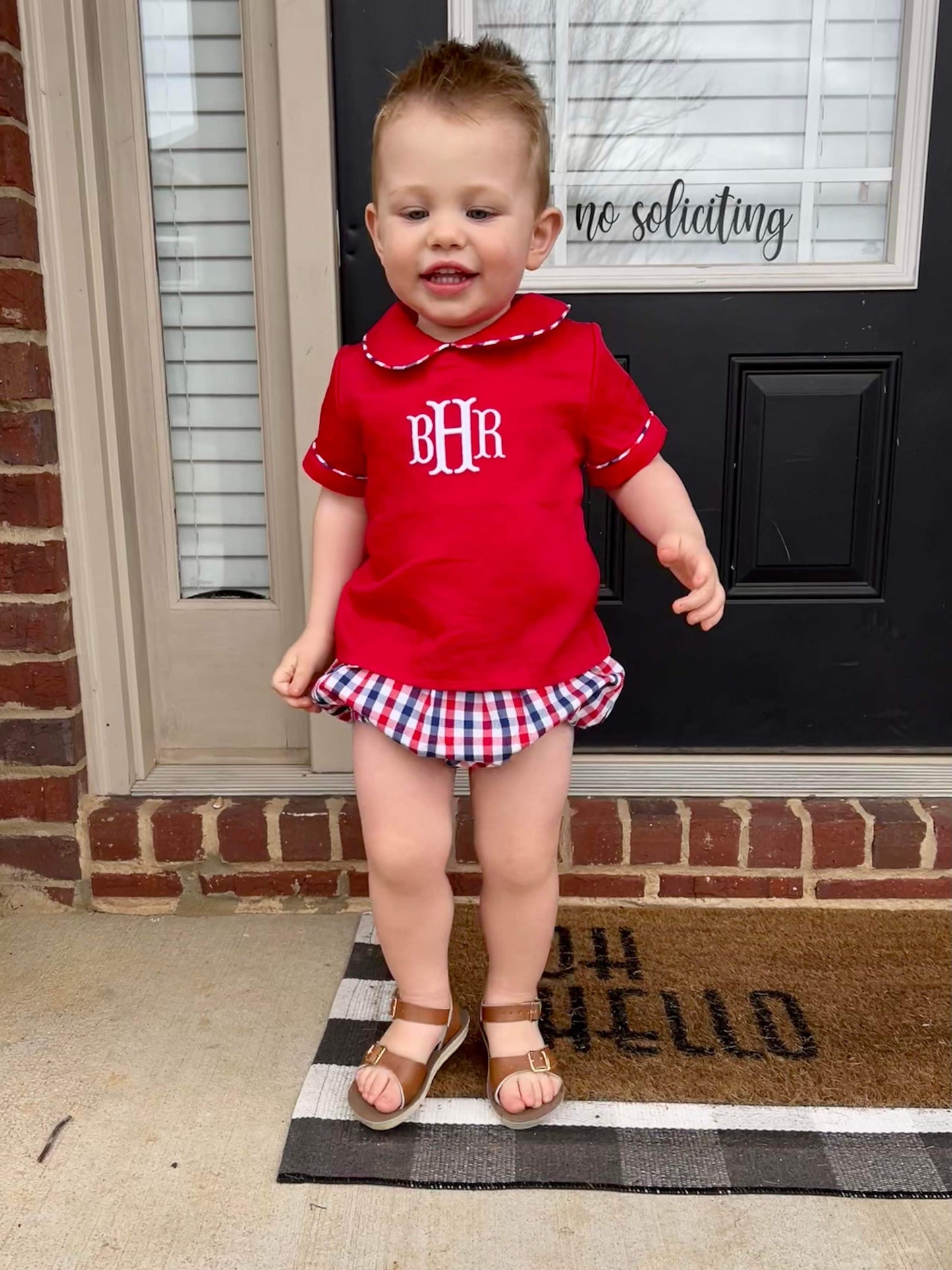 Red, White, and Blue Diaper Set